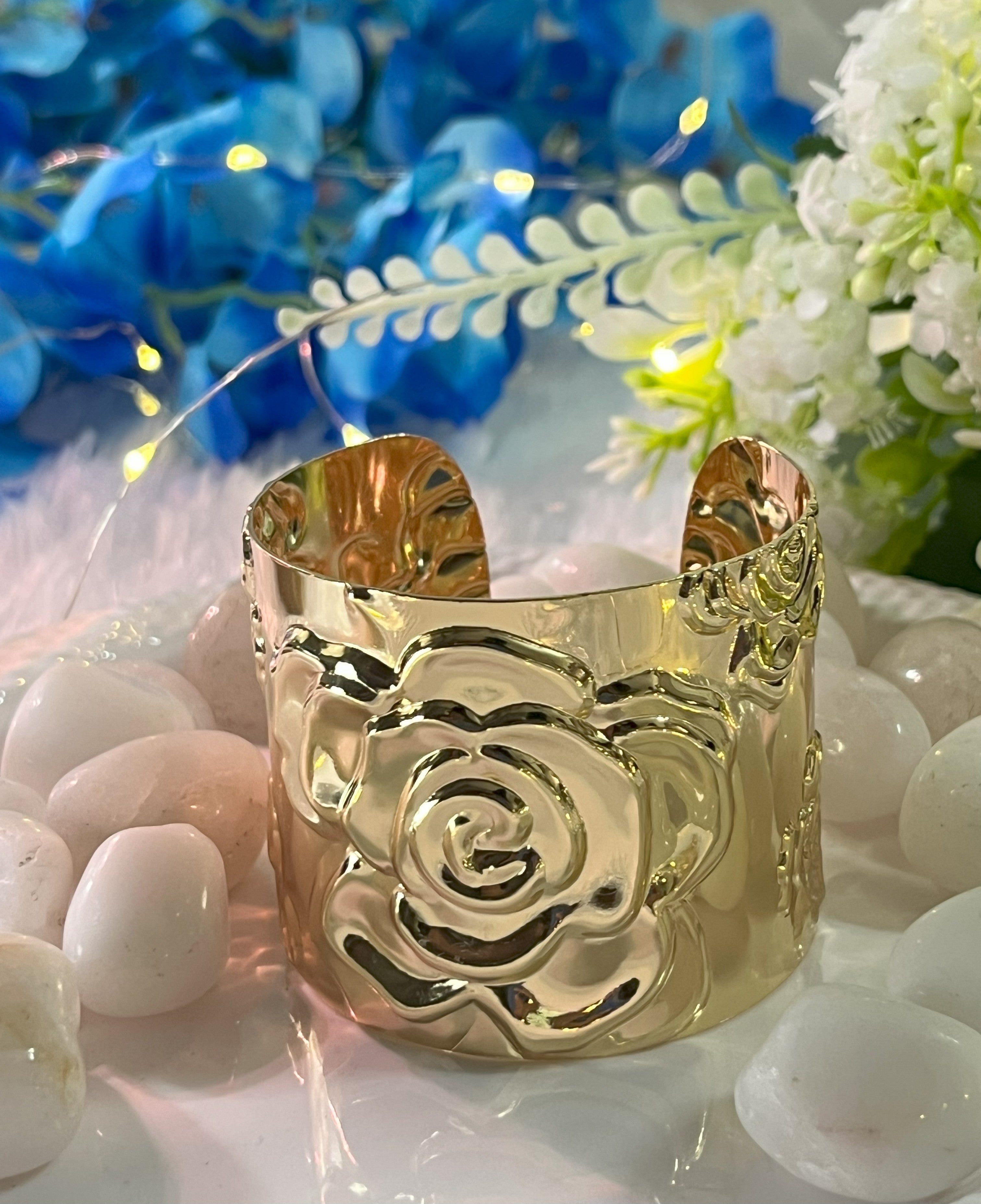 Rosetta Bloom Gold Kada