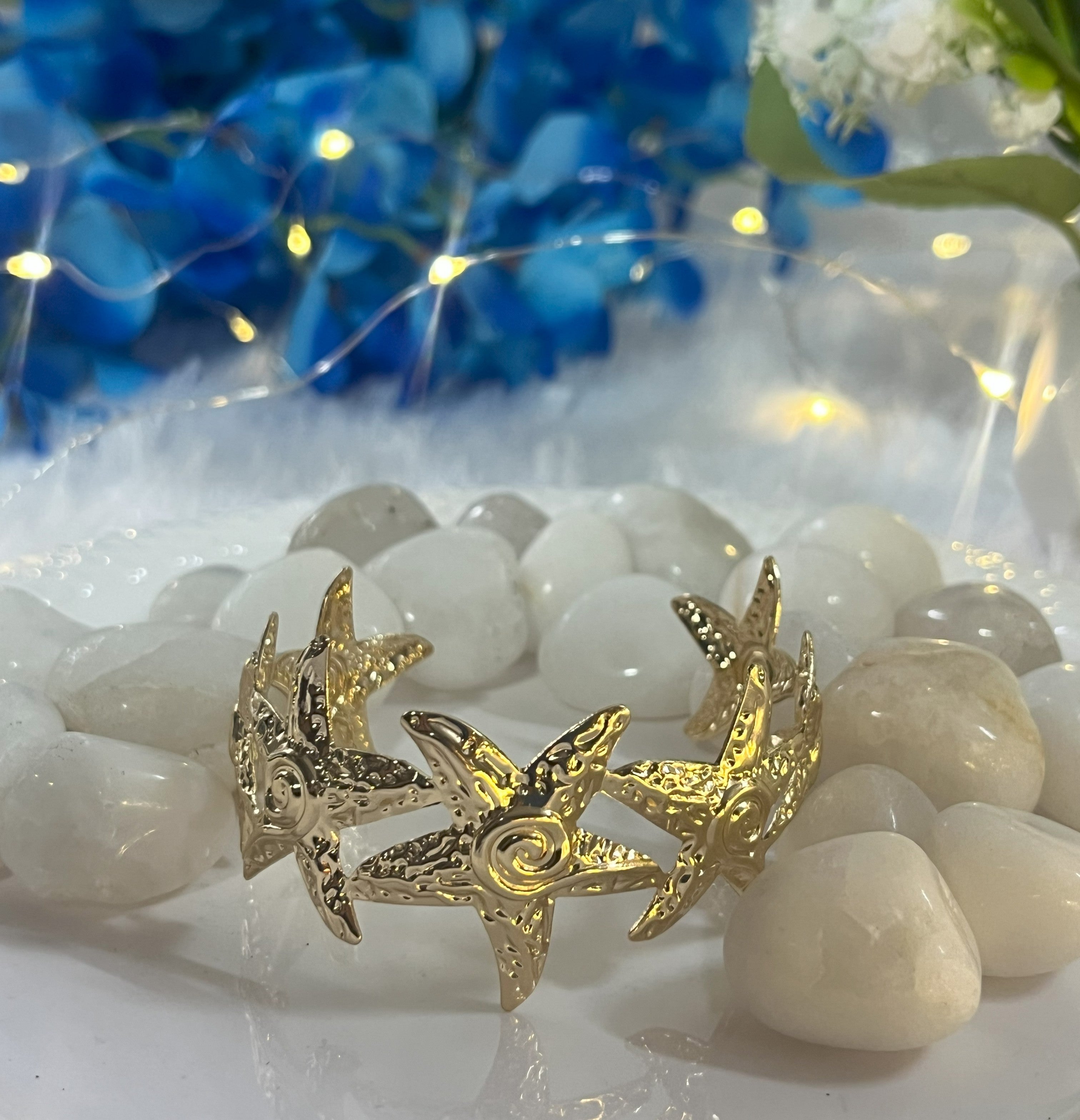 Golden Starburst Ocean Kada
