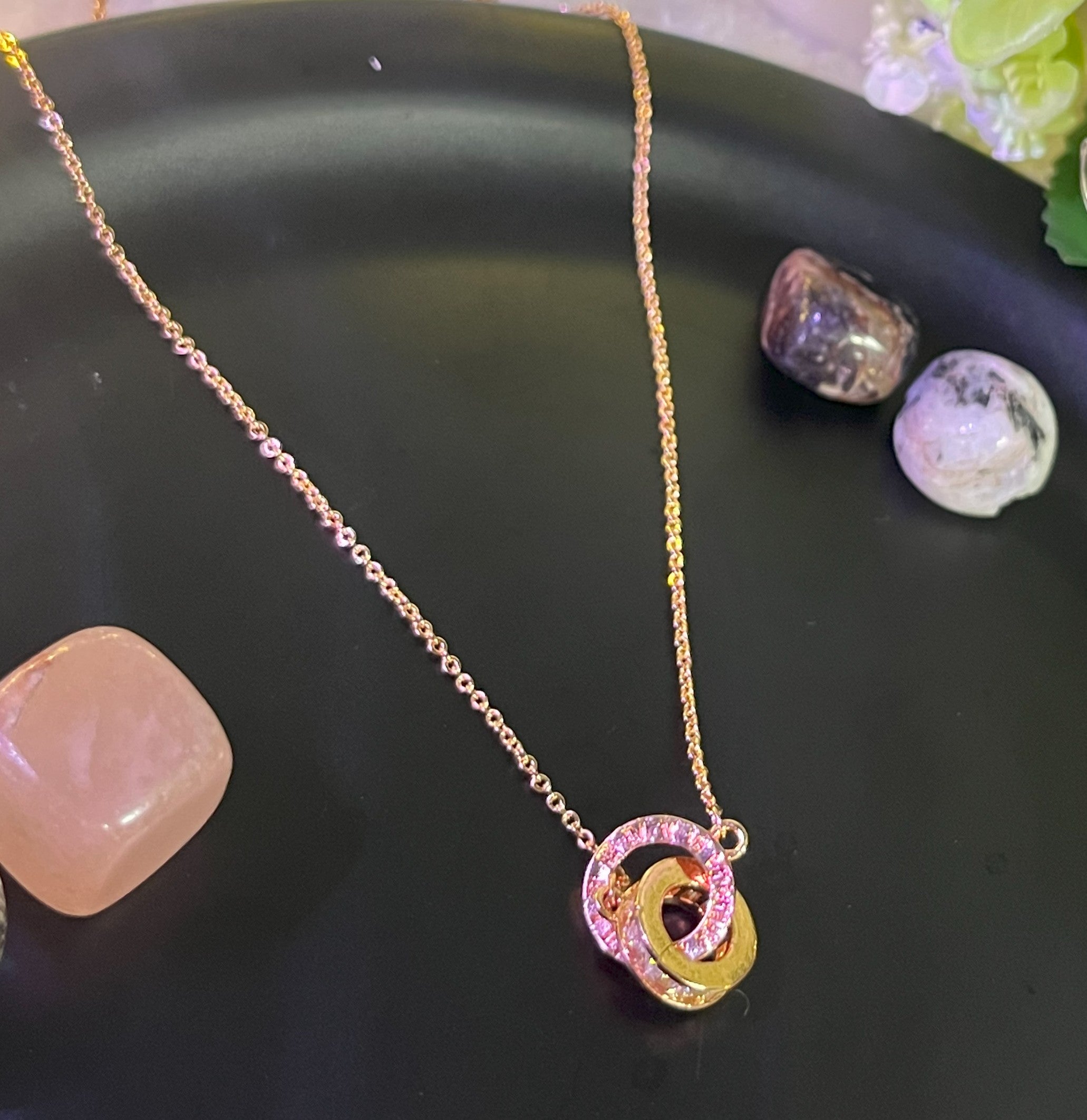 Elegant Dual-Layer Gold Nugget Necklace