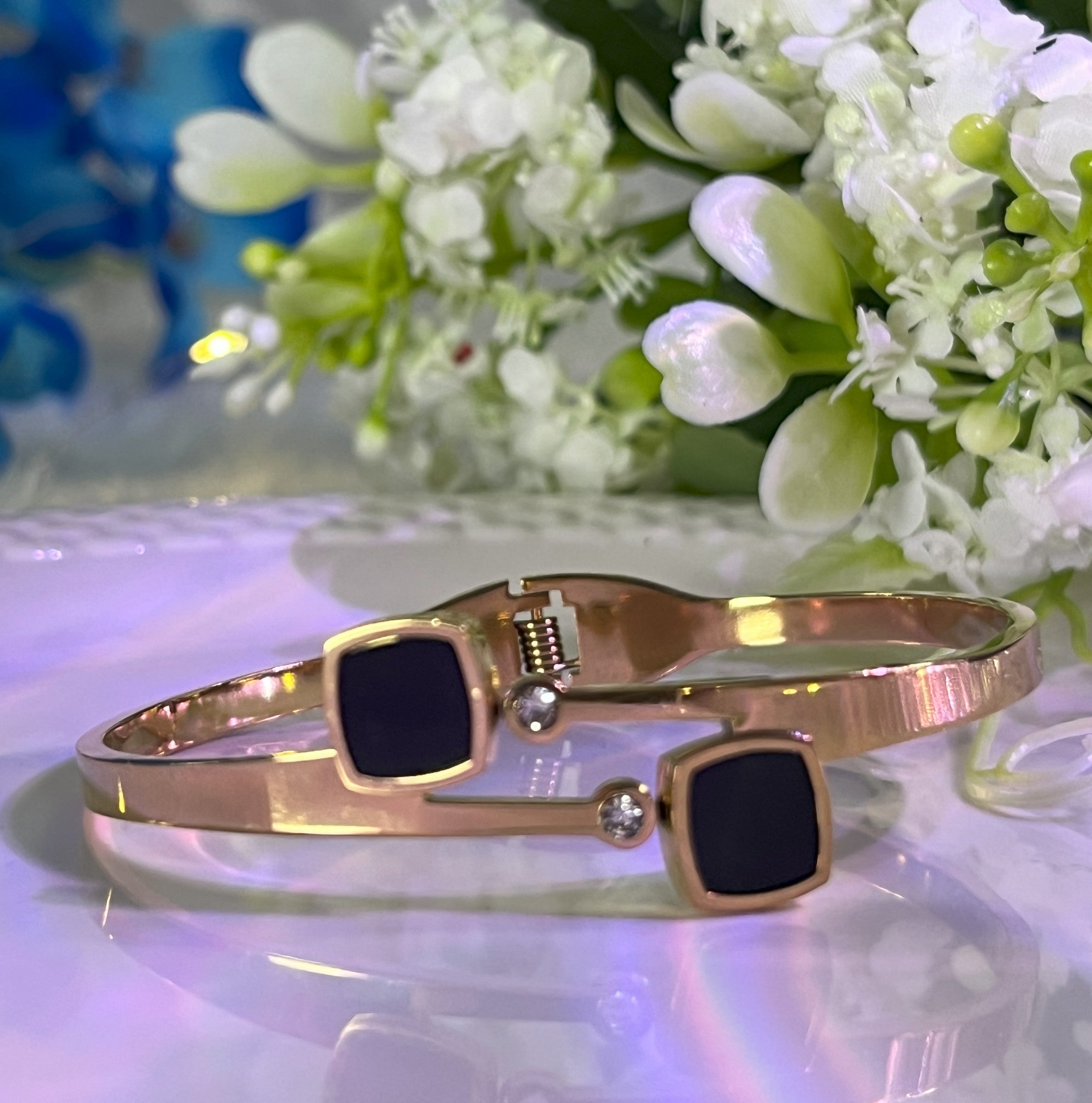 🖤 Midnight Charm Gold Kada