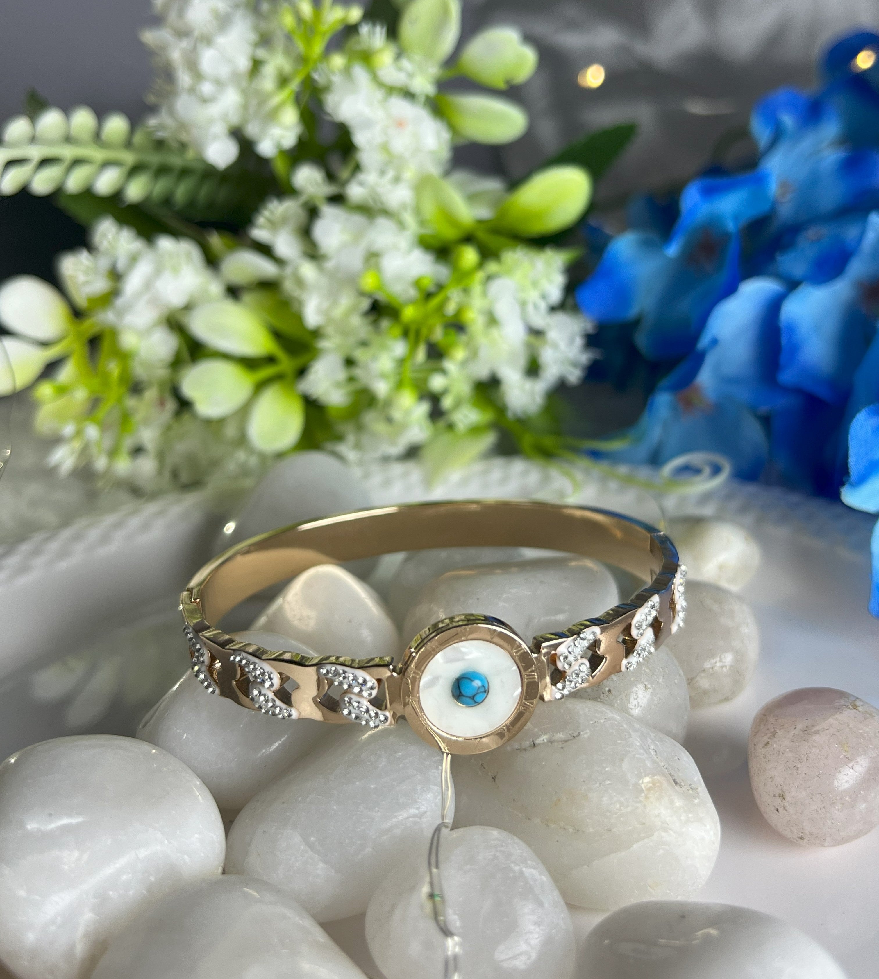 Blue Charm Evil Eye Kada
