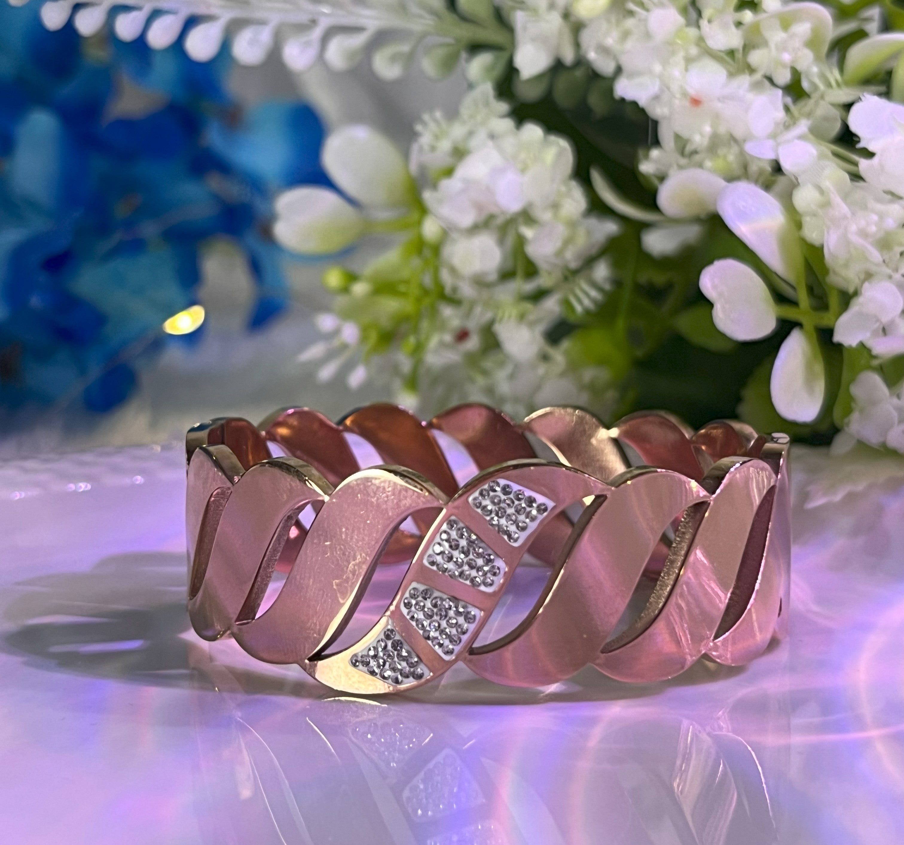 💖 Twist Luxe Rose Kada
